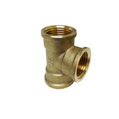 Brass Threaded Pipe Tee - 1/2"