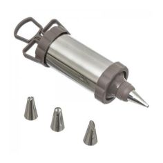 Stainless Steel Pastry Syringe
