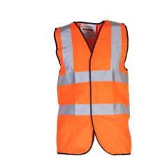 Cargo Hi-Vis 2 Band Vest - Orange Size XL 