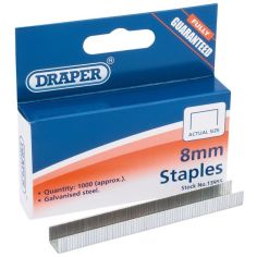 Draper® Heavy Duty 1000 Staples - 8mm