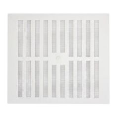 Hit & Miss Adjustable Vent White 9" X 9"