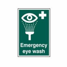 Emergency eye wash - PVC Sign (200 x 300mm)