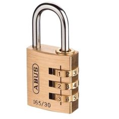 30mm Abus 165/30 Brass Combination Padlock