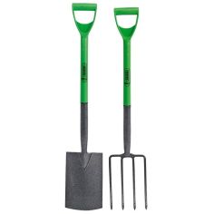 Draper Carbon Steel Garden Fork & Spade Set