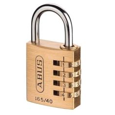 40mm Abus 165/40 Brass Combination Padlock