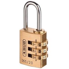 20mm Abus 165/20 Brass Combination Padlock