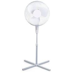 CED 16 inch Oscillating Pedestal Fan - 3 Speed White