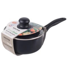Salter Crystalstone Simple Strain Saucepan With Pouring Lip - 16cm