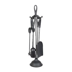 Mansion 25" Black Loop Top Companion Set