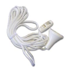 White Pull Cord for Ceiling Switches - 1.5m  
