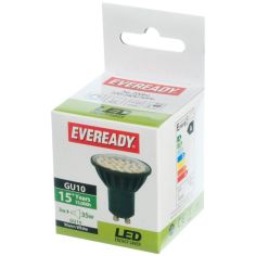 Eveready 3W White LED GU10 Light Bulb 