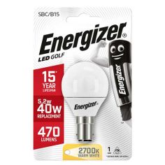 Energizer 5.2W LED Opal Golf B15/ SBC Light Bulb