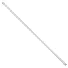 6ft (180cm) Telescopic Shower Curtain Rail White