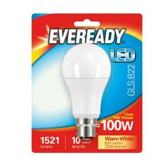 Eveready 14W LED Frosted GLS B22 Lightbulb