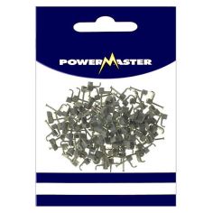 Powermaster 1.5sq Grey Cable Clips - Pack Of 100