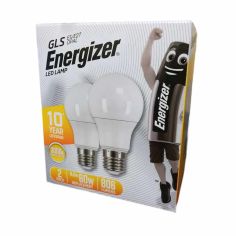 Energizer 8.2W LED GLS E27 Lightbulb - Pack Of 2