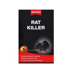 Rentokil Rat Killer - 5 Sachets And Bait Tray