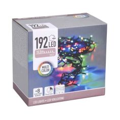 Multi-Colour LED Battery Christmas Lights - 192 Lights