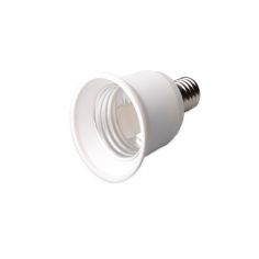 Dencon White E14 - E27 Lampholder Adaptor