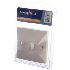 1 Gang 1 Way 400w Dimmer Switch - White