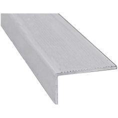 Raw Aluminium Unequal Corner Stepped Profile - 40mm X 14mm X 2m