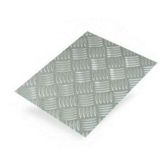 Raw Aluminium Tread Plate Profile Extrusion Sheet - 500mm x 250mm