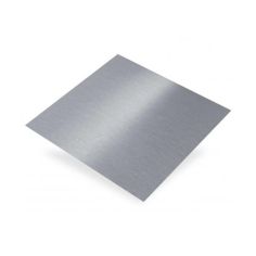 Raw Aluminium Shiny Profile Extrusion Sheet - 500 x 500 x 0.5mm