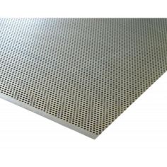 Perforated Anodised Aluminium Profile Extrusion Sheet - 1000 x 500mm