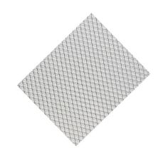 Raw Aluminium 16 x 8 Mesh Profile Extrusion Sheet - 500 x 250mm