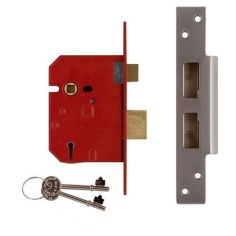 Union Assa Abloy 2 Lever Mortice Door Lock - 2.5" Chrome