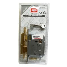 Union Assa Abloy 3 Lever Mortice Lock - 3"