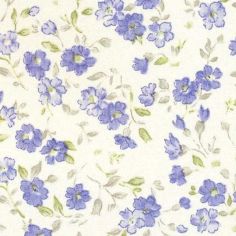 Blue Blossom Design Self Adhesive Contact - 2m x 45cm