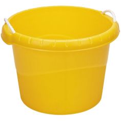 45L Bucket With Rope Handles - Yellow