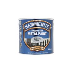 Hammerite Direct To Rust Metal Paint - Smooth Silver 250ml