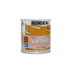 Ronseal Interior Varnish - Satin Dark Oak 250ml