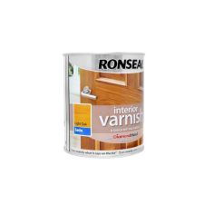 Ronseal Interior Varnish - Satin Light Oak 250ml