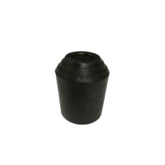 Centurion Round Black Soft Plastic Leg Tip/ Ferrule - 25mm