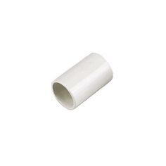 Straight Connector 25mm White (50mm length)