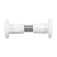 Plastic Cabinet Connector Bolts - White