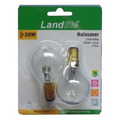 Landlite 28w SBC Globe Lamp  - Pack of 2