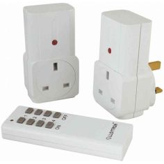 Lloytron 2 Remote Controlled Sockets - 30 Metre Range