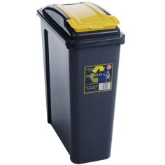 Wham Yellow 25L Recycling Bin