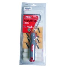ProDec Assorted Paint Rollers - 4" Pack of 10
