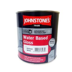 Johnstones Trade Aqua System Advanced Technology Gloss Paint - Brilliant White 1L