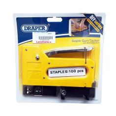 Draper Staple Gun/ Tacker With Removable Anvil