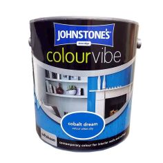 Johnstones Colour Vibe Soft Sheen Paint - Cobalt Dream 2.5L