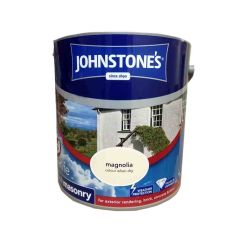 Johnstones Smooth Masonry Paint - Magnolia 2.5L