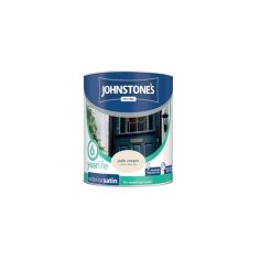 Johnstones Exterior Satin Paint - Pale Cream 750ml