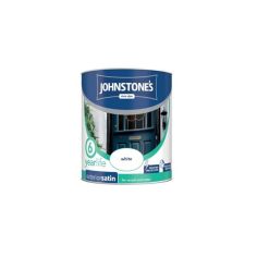 Johnstones Exterior Satin Paint - White 750ml