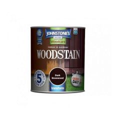 Johnstone's Indoor & Outdoor Woodstain - Dark Rosewood 750ml